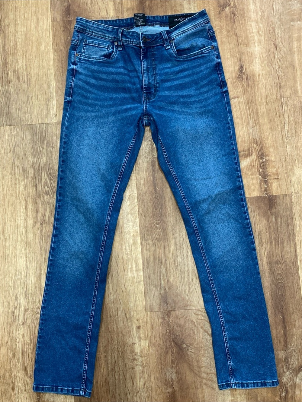 The Perfect Jean NYC Jeans Mens 34x34 Blue Slim Fit Stretch Denim Casual